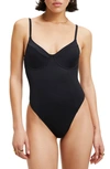 Good American Showoff One-piece Swimsuit In Black