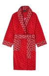 VERSACE GENDER INCLUSIVE LA GRECA TERRY CLOTH BATHdressing gown