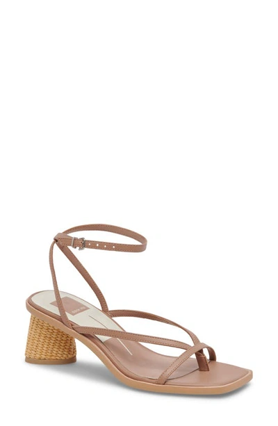 Dolce Vita Banita Ankle Strap Sandal In Beige