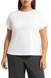 Eileen Fisher Organic Cotton Tee In White