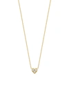 Bony Levy Simple Obsession Diamond Heart Pendant In 18k Yellow Gold