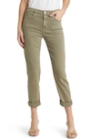 Ag Slouchy Ankle Slim Ex-boyfriend Jeans In 5 Years Sulfur Dried Rosemary