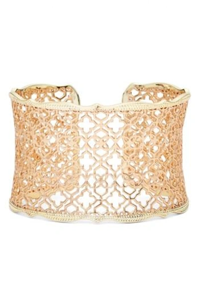 Kendra Scott Mystic Bazaar - Candice Wide Cuff In Rose Gold/ Gold