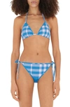 BURBERRY COBB CHECK TWO-PIECE SWIMSUIT