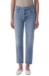 Agolde Women's Kye Mid-rise Stretch Straight-leg Jeans In Blue