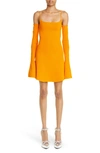 Mach&mach Orange Amelie Minidress In Orange