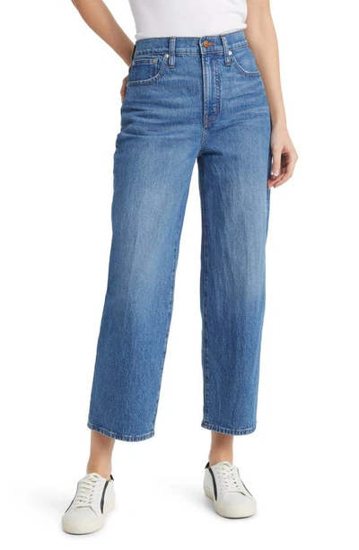 Madewell The Perfect Vintage Crop Wide Leg Jeans In Blue