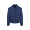 Brioni Blouson Jacket In Blue