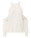 DION LEE Ivory Sleeve Release Knit Top,A7071S17IVRY