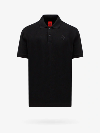 Ferrari Polo Shirt In Black