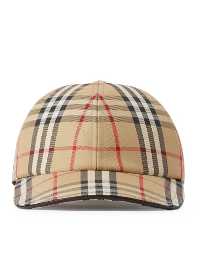 Burberry Mh Vintage Chk Bsb Cap In Nude & Neutrals