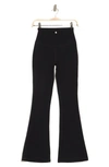 90 Degree By Reflex Superflex Madison Crossover Flared Leggings In Black