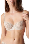 Simone Perele Saga Underwire Demi Bra In Topaz Beige