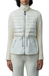 Mackage Joyce-z Water Resistant Recycled Nylon Down Jacket In Cream