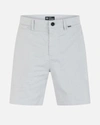United Legwear Men's H2o-dri Vapor Chino 19" Walkshort In Ion Grey