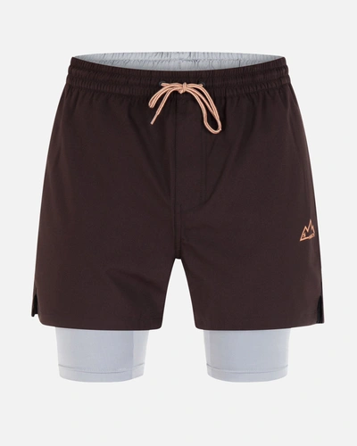 United Legwear Men's H2o-dri Trek Ii Get Lost Combo 15.5" Shorts In Mountain Shadow