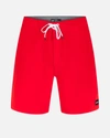 United Legwear Men's Phantom-eco One And Only Solid 18" Boardshort In Unity Red