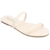 Journee Collection Collection Women's Tru Comfort Foam Adyrae Sandals In White