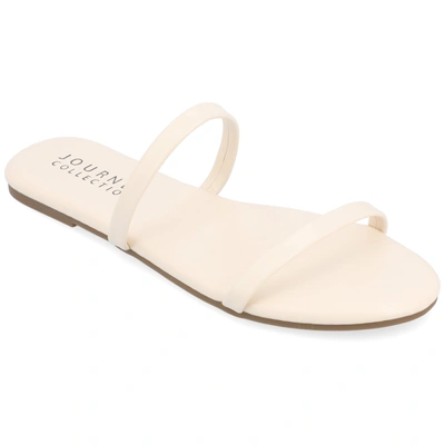 Journee Collection Collection Women's Tru Comfort Foam Adyrae Sandals In White