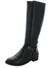 Walking Cradles Kristen Womens Leather Knee High Riding Boots In Black