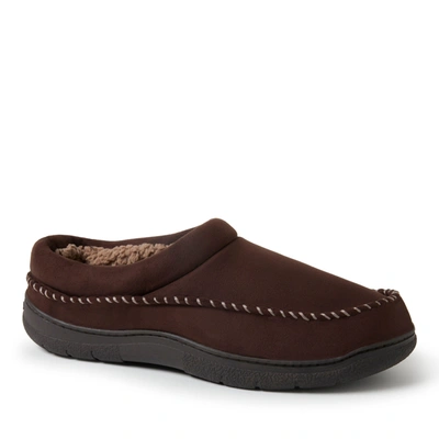 Dearfoams Men's Thompson Microsuede Clog In Brown