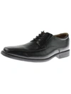 Clarks Tilden Walk Mens Leather Lace Up Oxfords In Black