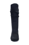 Chinese Laundry Kailey Boot In Black Faux Suede