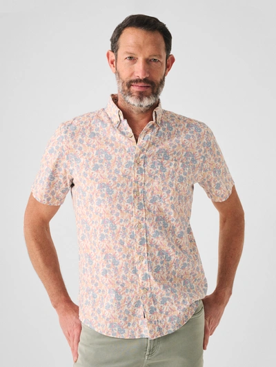 Faherty Short-sleeve Breeze Shirt In Tropic Shores Floral