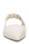 Sam Edelman Whitney Womens Leather Slip On Slingbacks In Ivory