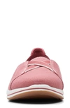 Clarks Breeze Skip Slip-on Sneaker In Dusty Rose