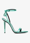 Tom Ford Women's Naked 105 Metallic Leather Point-toe Ankle-strap Sandals