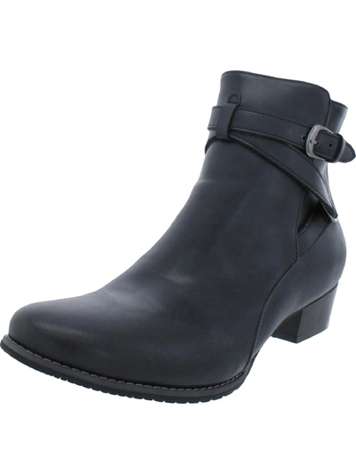 Aqua College Laura Womens Zipper Round Toe Ankle Boots In Grey