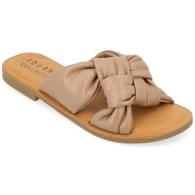 Journee Collection Collection Women's Tru Comfort Foam Kianna Sandal In Brown