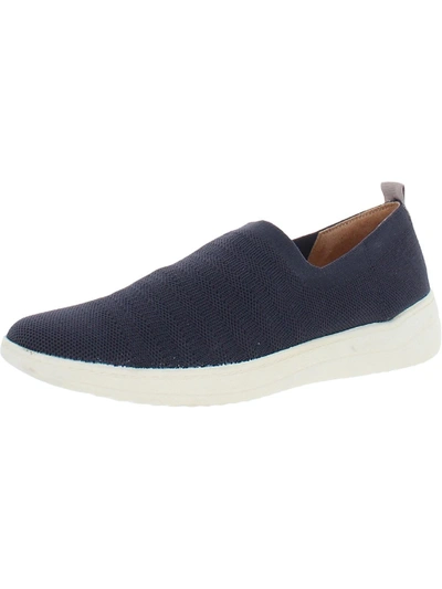 Lifestride Energy Knit Womens Lifestyle Gym Slip-on Sneakers In Blue