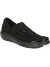 Bzees Charlie Womens Knit Comfort Slip-on Sneakers In Black