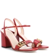 GUCCI Marmont leather sandals,P00220167