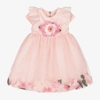 GRACI BABY GIRLS PINK PETAL DRESS