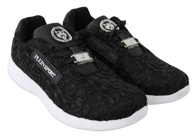 Plein Sport Black Polyester Runner Joice Sneakers Women's Shoes