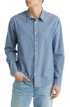 Apc Hector Button-up Shirt In Blue