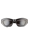 BOTTEGA VENETA 54MM RECTANGULAR SUNGLASSES