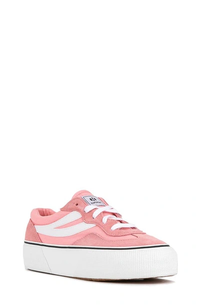 Superga 3041 Revolley Colorblock Platform Sneaker In Pink
