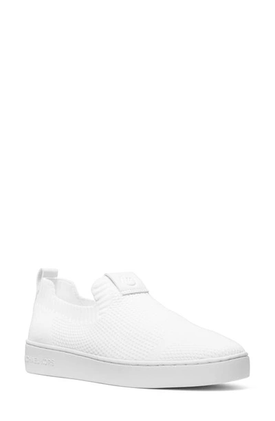 Michael Michael Kors Juno Knit Sneaker In White