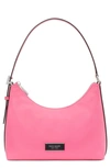 Kate Spade Sam Icon Small Recycled Nylon Shoulder Bag In Pink Cloud