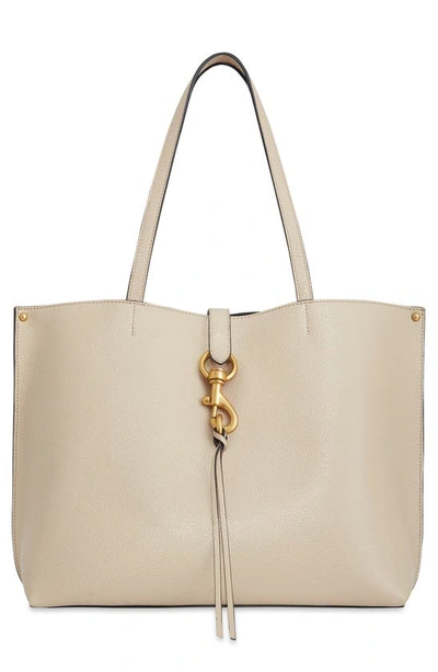 Rebecca Minkoff Megan Large Leather Tote In Sand Dune