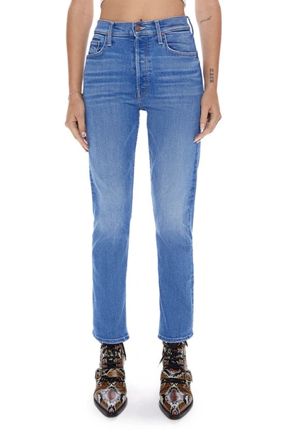 MOTHER THE TOMCAT HIGH WAIST CROP STRAIGHT LEG JEANS