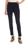 Karen Kane Petite Piper Knit Skinny Pants In Navy