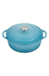 Le Creuset Signature 2.75 Quart Enamel Dutch Oven In Caribbean