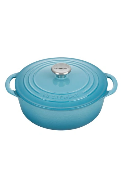 Le Creuset Signature 2.75 Quart Enamel Dutch Oven In Caribbean
