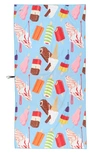 Boardies Ice Cream Towel In Blue