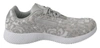 Plein Sport Silver Polyester Runner Joice Sneakers In Silver